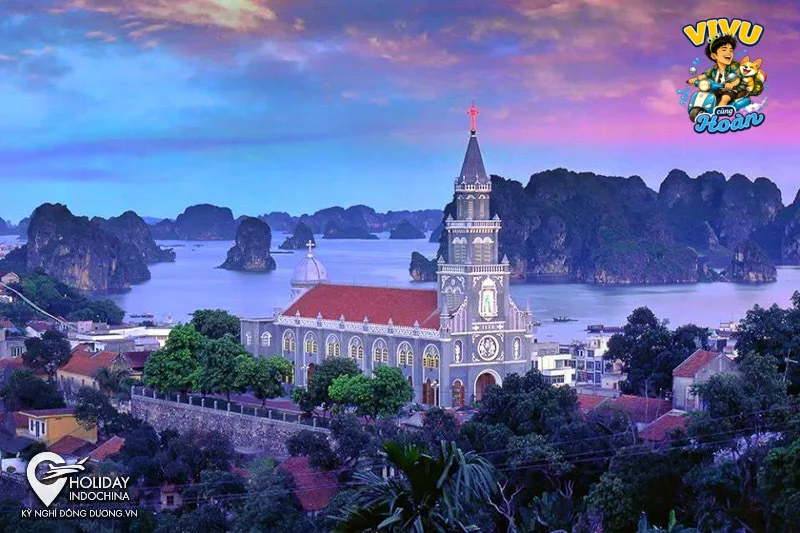 Ảnh tham khảo về kinh nghiệm đi Nhà thờ Hòn Gai